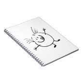 Goofy Doodle Guy Notitieboek (Rechterzijde)