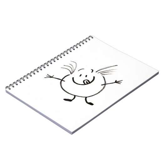 Goofy Doodle Guy Notitieboek (Linkerzijde)