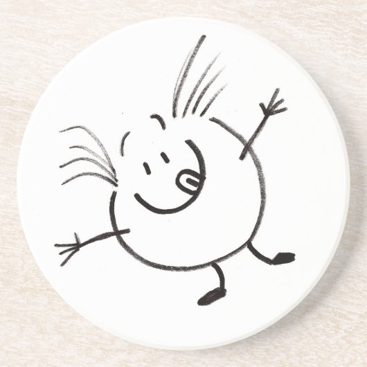 Goofy Doodle Guy Onderzetter (Voorkant)