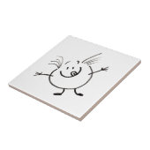 Goofy Doodle Guy Tile Tegeltje (Zijkant)