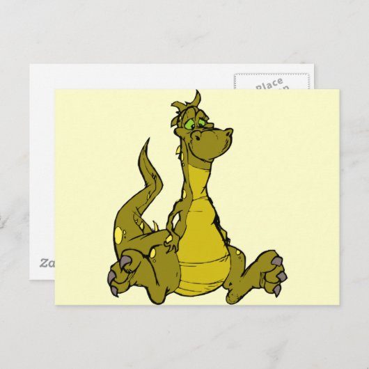 Goofy Dragon Briefkaart (Voorkant / Achterkant)