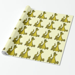 Goofy Dragon Cadeaupapier