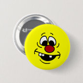 Goofy Face Grumpey Ronde Button 5,7 Cm (Voorkant /achterkant)