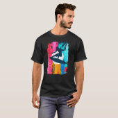 Goofy Foot Surf Club Beach Sunset Living Salty T-shirt (Voorkant volledig)