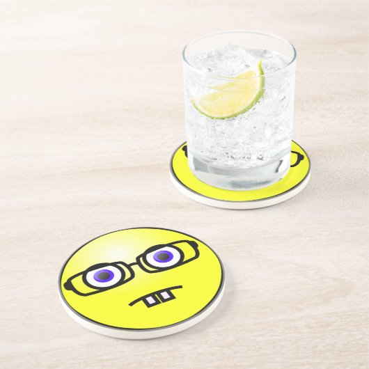 Goofy Geek Face Onderzetter (Zijkant)