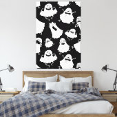 Goofy Ghosts Canvas Afdruk (Insitu (Slaapkamer))