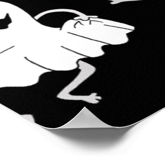 Goofy Ghosts-Poster Poster (Hoek)