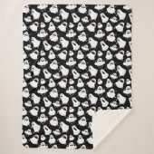 Goofy Ghosts Sherpa Blanket Deken (Voorkant)
