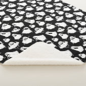 Goofy Ghosts Sherpa Blanket Deken (3/4)