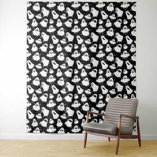 Goofy Ghosts Tapestry Wandkleed (In situ)