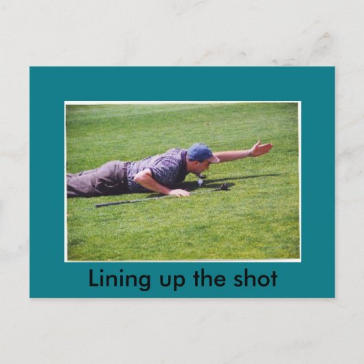 Goofy Golf Briefkaart (Voorkant)