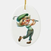 Goofy Golf Keramisch Ornament (Voorkant)