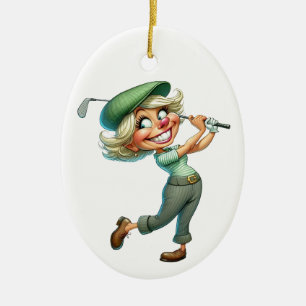 Goofy Golf Keramisch Ornament