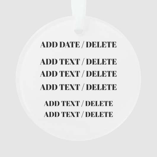 Goofy Golf Ornament (achterkant)