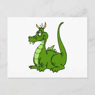 Goofy Green Dragon Briefkaart