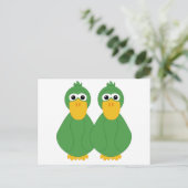 Goofy Green Ducks Briefkaart (Staand voorkant)