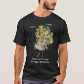 Goofy Green Turkey Gobble dark T Shirt (Voorkant)