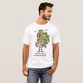 Goofy Green Turkey Gobble T Shirt (Voorkant volledig)