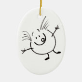 Goofy Guy Oval Ornament (Voorkant)