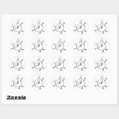 Goofy Guy Stickers - reeks van 20 (Vel)
