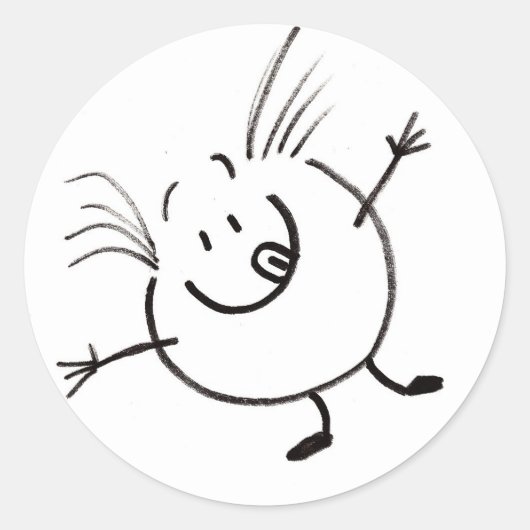 Goofy Guy Stickers - reeks van 20 (Voorkant)