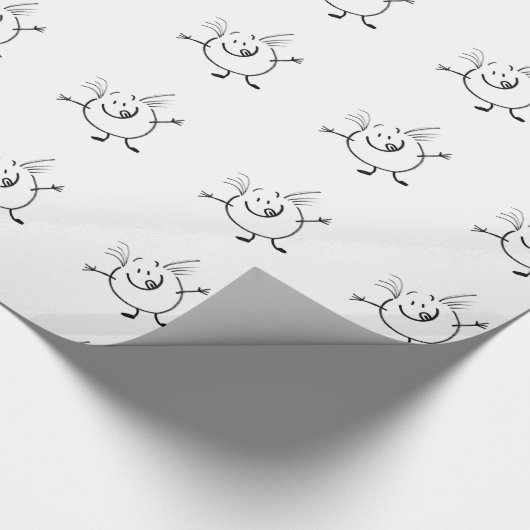 Goofy Guy Wrapping Paper Cadeaupapier (Hoek)