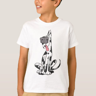Goofy Harlequin Great Dane T-shirt
