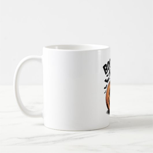 Goofy Jack-O’-Lantern Pumpkin Face Art Koffiemok (Links)