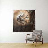 Goofy Lynx Wandkleed (In Situ (horizontaal))