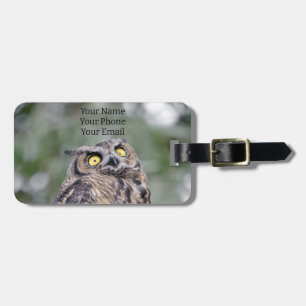 Goofy Owl-Bagagelabel Bagagelabel