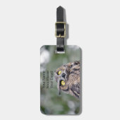 Goofy Owl-Bagagelabel Bagagelabel (Voorkant verticaal)
