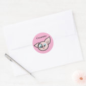 Goofy Pig Smiling Thunder_Cove Ronde Sticker (Envelop)