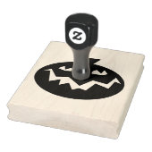 Goofy Pumpkin Halloween Style 4 x 5 inch Rubber St Rubberstempel (Stempel)