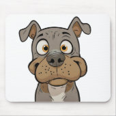 Goofy Pup Love - Funny Dog Mousepad Gift voor huis Muismat (Voorkant)
