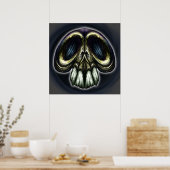 Goofy schedel poster (Keuken)