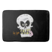 goofy skull skeleton face badmat (Voorkant)