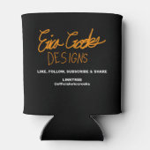 goofy skull skeleton face blikjeskoeler (Achterkant)