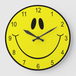 Goofy Smile Face Large Clock Grote Klok