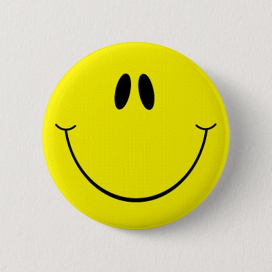 Goofy Smile Face Ronde Button 5,7 Cm (Voorkant)