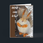GOOFY SQUIRREL SAYS HAPPY **50th** Kaart<br><div class="desc">HOPE THAT YOUR BIRTHDAY ***IS VERY HAPPY SAYS SQUIRREL WHO IS SHOCKED AT YOUR AGE*** WHICH YOU CAN CHANGE IN SECONDS AS YOU KNOW AND THANKS FOR STOPPING BY 1 OF MY 8 STORES!!!!!</div>