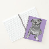 Goofy Staffy Deluxe Notitieblok - aanpasbaar Notitieboek (Binnen)
