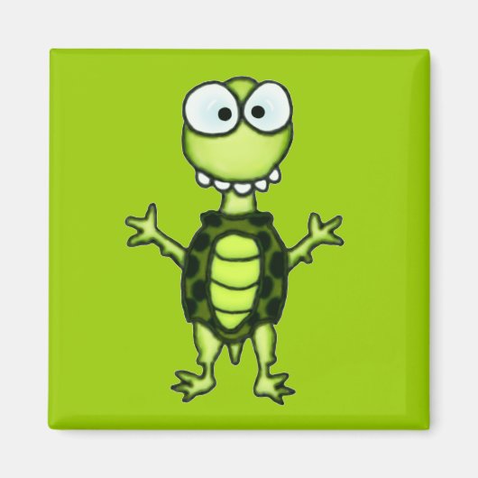 Goofy Turtle Magnet (Voorkant)