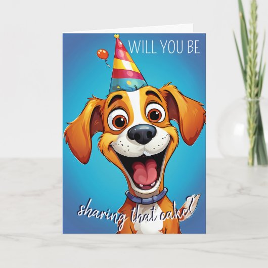 Goofy verjaardag pup! Voor iedereen die van honden Kaart (Voorkant)
