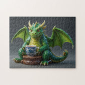 Goofy Welsh Dragon Drink Tea Legpuzzel (Horizontaal)