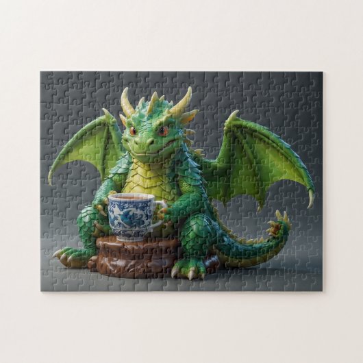 Goofy Welsh Dragon Drink Tea Legpuzzel (Horizontaal)