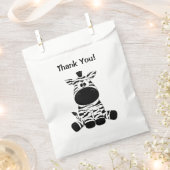 Goofy Zebra Bedankt Bedankzakje (Geknipt)