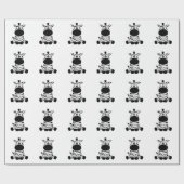 Goofy Zebra Cadeaupapier (Vlak)