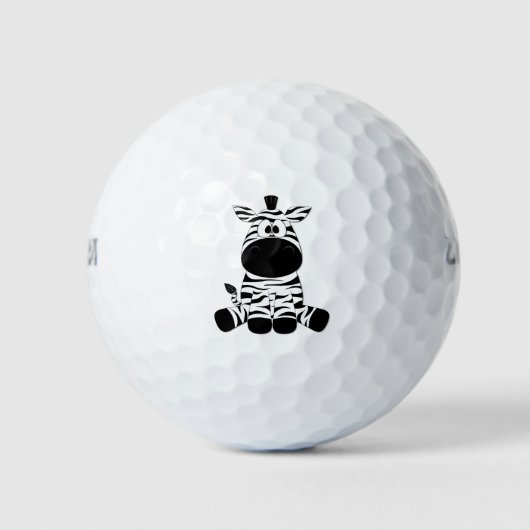 Goofy Zebra Golfballen (Voorkant)