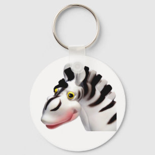 Goofy Zebra Sleutelhanger