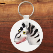 Goofy Zebra Sleutelhanger (Voorkant)